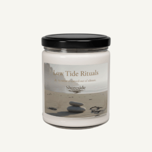 Low Tide Rituals | Soy Candle | 9oz Scented Jar | White Sage | Coastal Cleansing Candle | Shoreside Studio | Minimalist Home Ritual